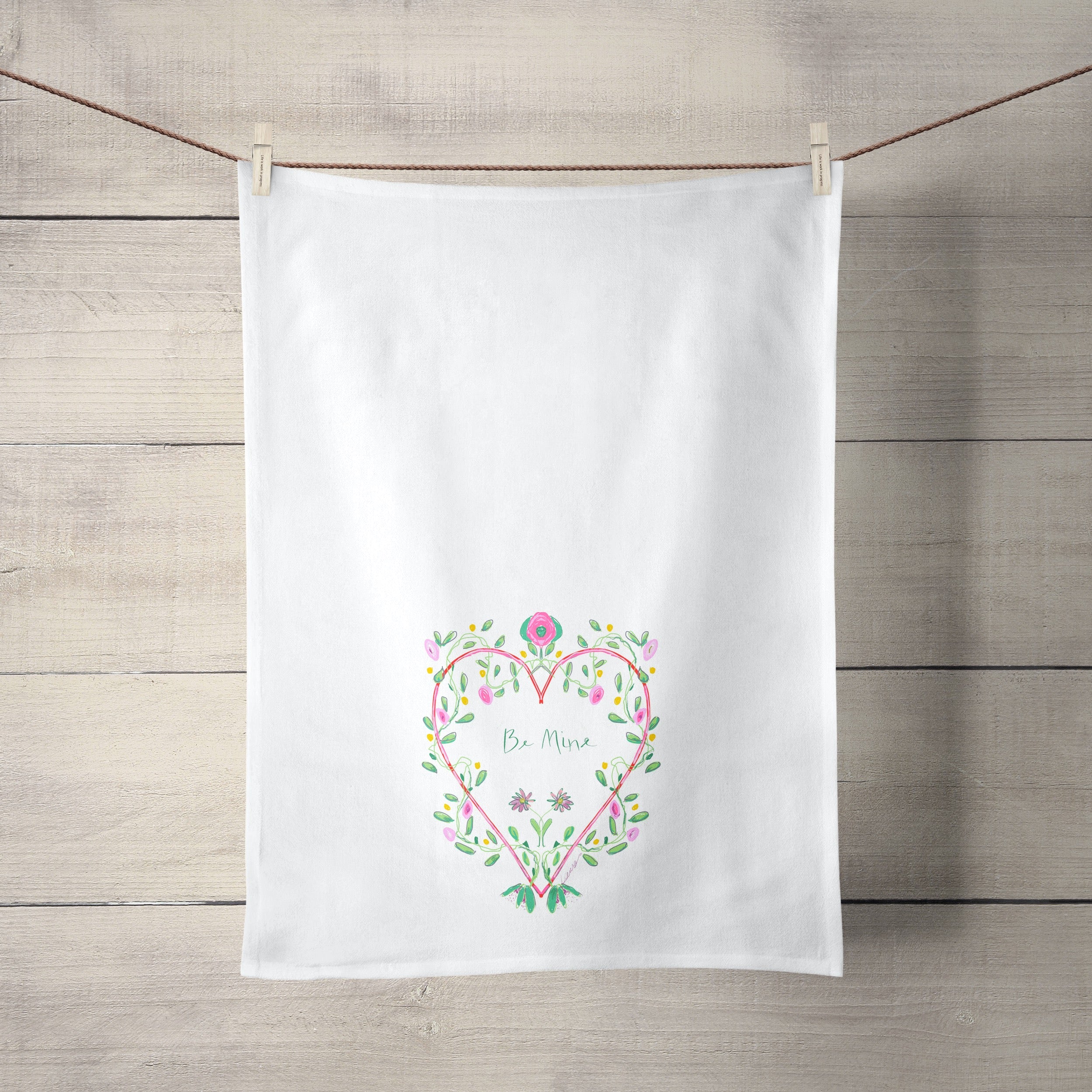 Valentine's Tea Towel image 0