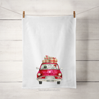 Christmas Car with Black and White Labs image 0