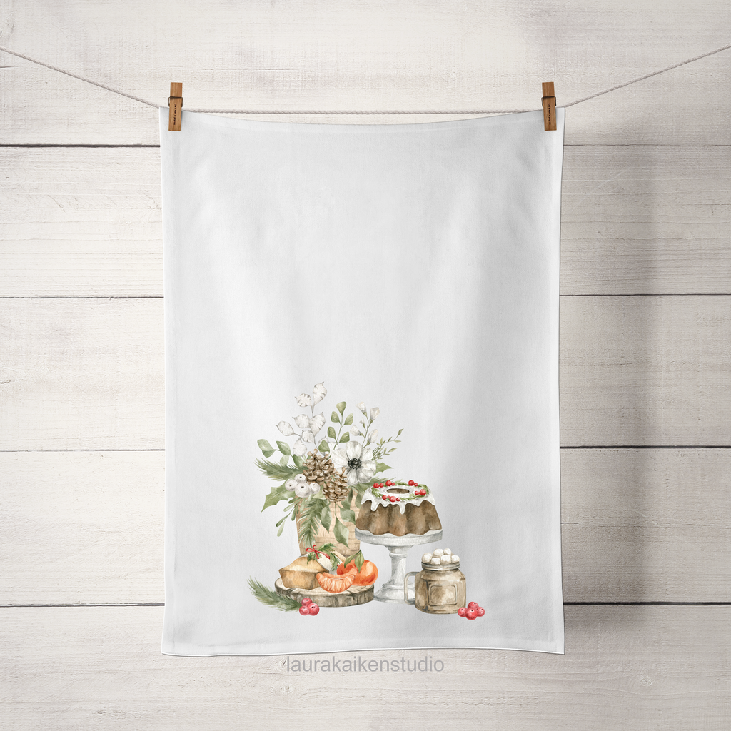 Fall Cake and Eat it Too Tea Towel image 0