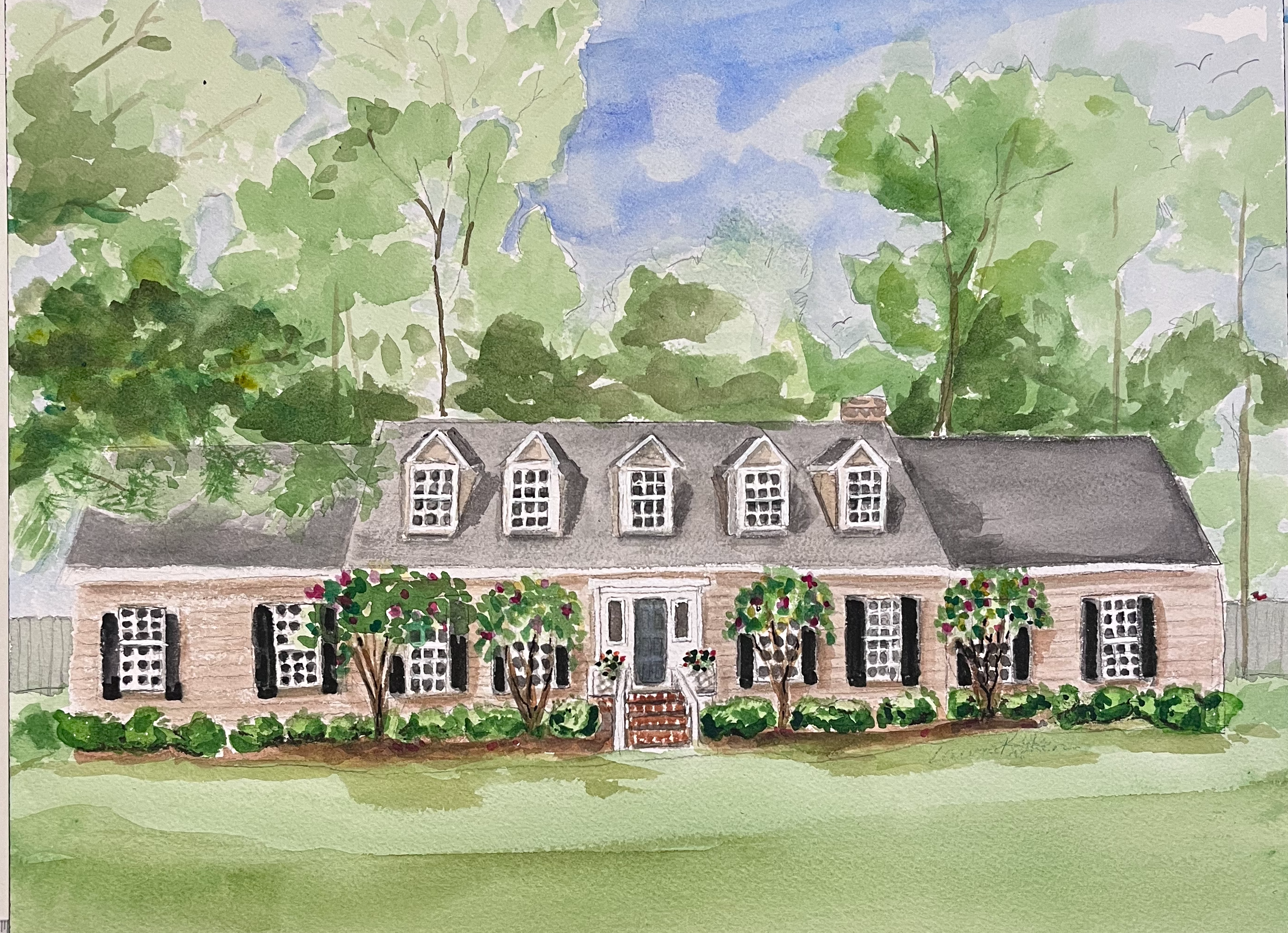 Bennettsville, SC - Original Watercolor