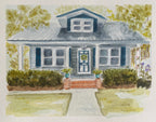Watercolor Home Portraits
