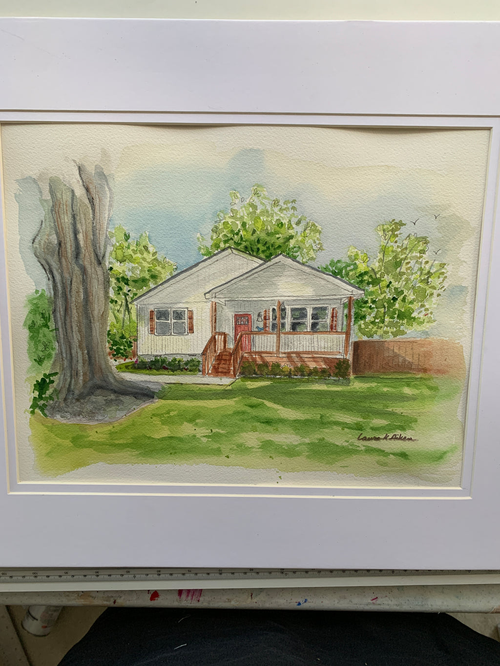 Watercolor Home Portraits