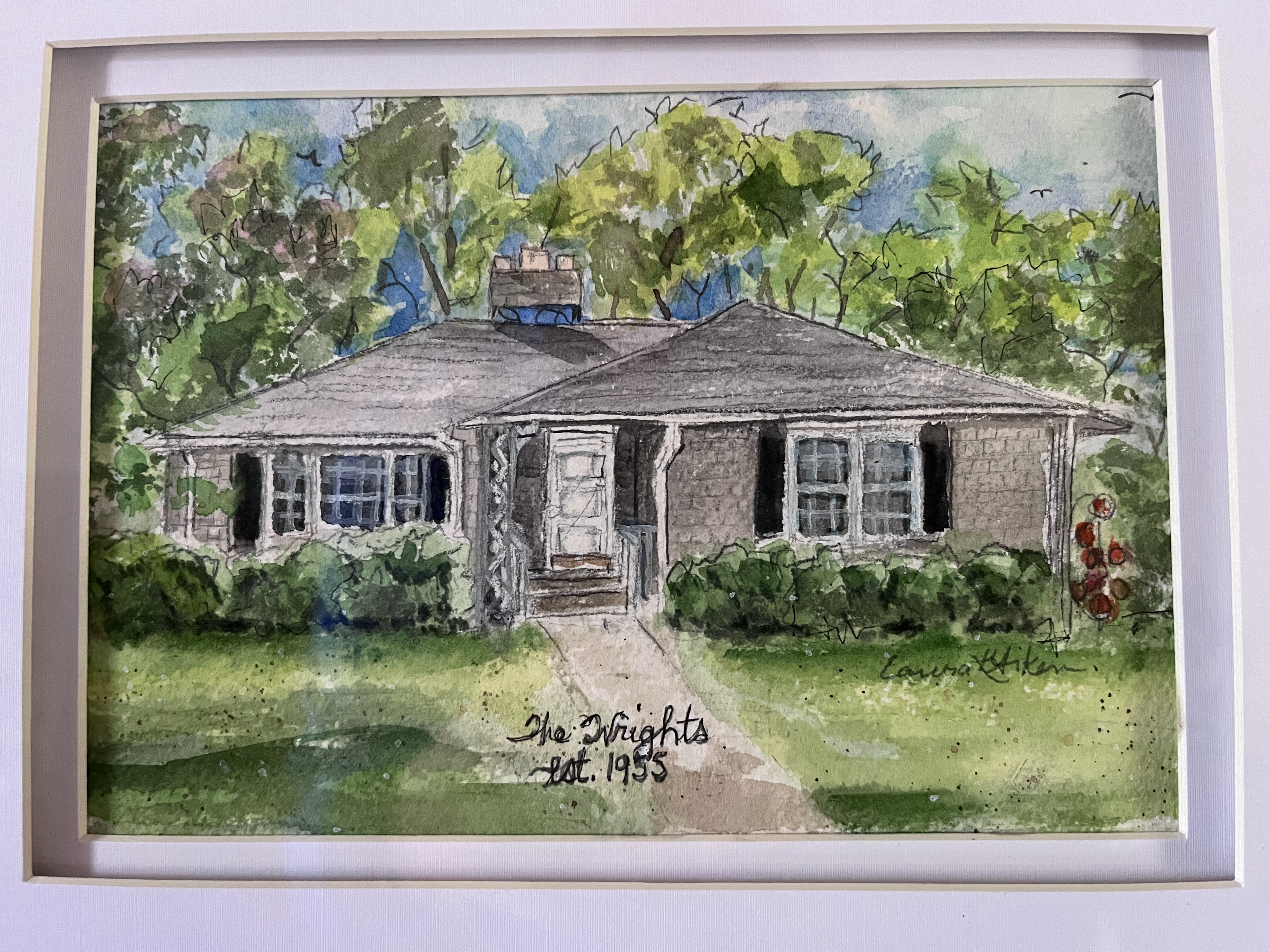 Watercolor Home Portraits