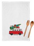Merry Christmas Van Tea Towel image 0