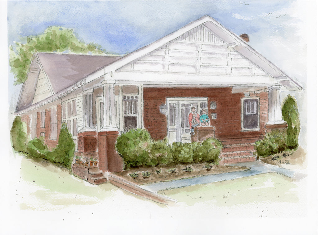 Greenville, SC - Original Watercolor