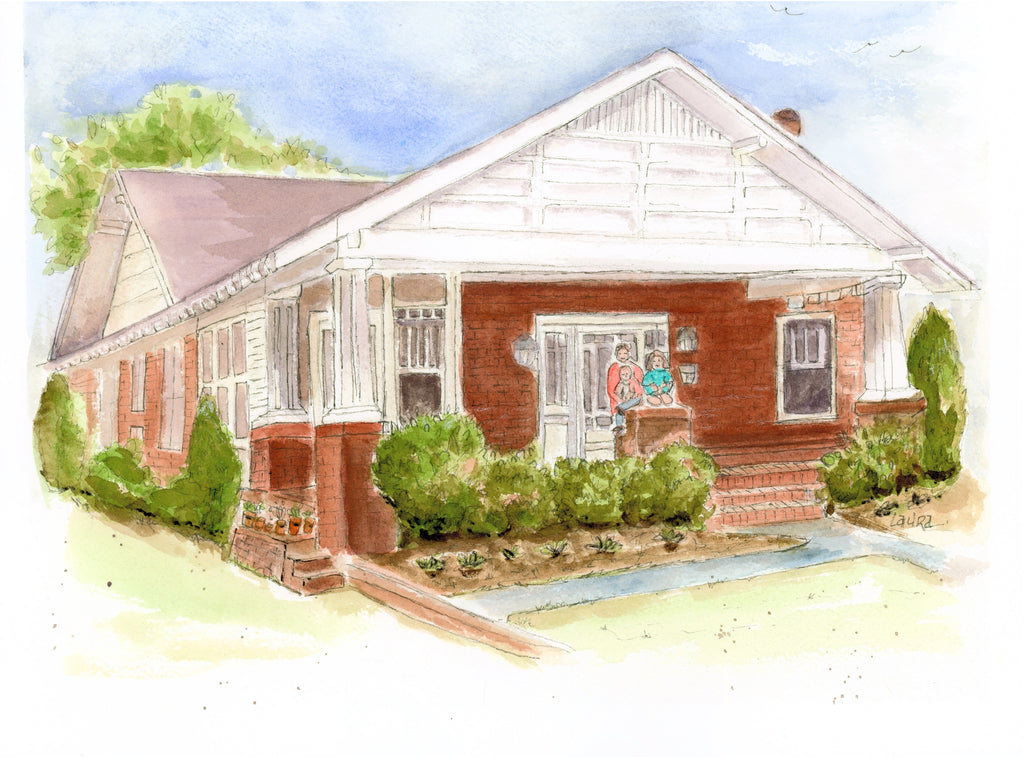 Greenville, SC - Original Watercolor