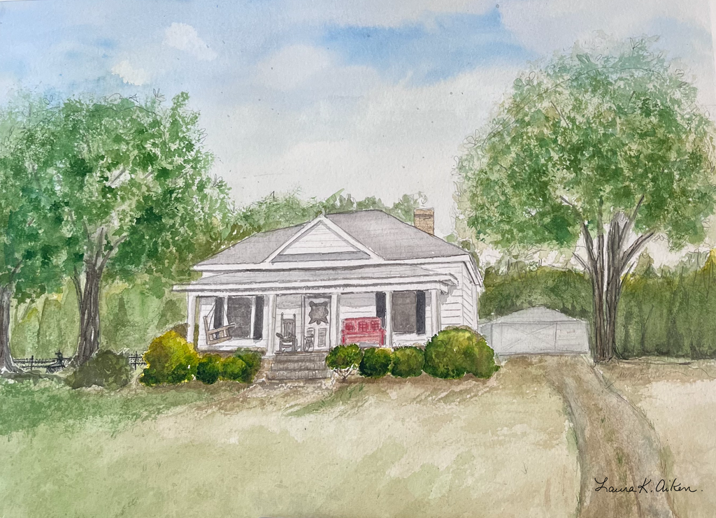 Watercolor Home Portraits